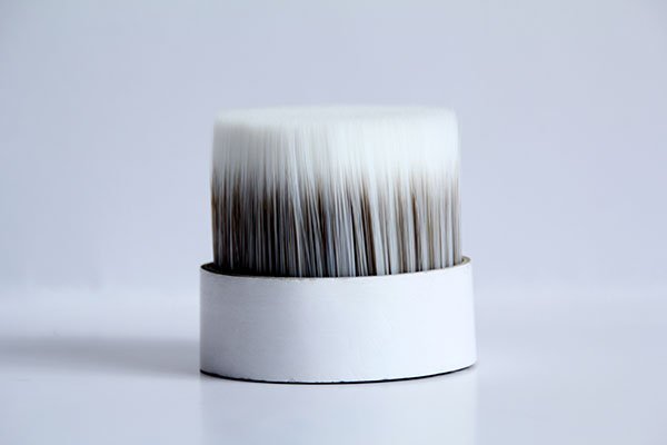 Tapered Synthetic Filament, Brown + White